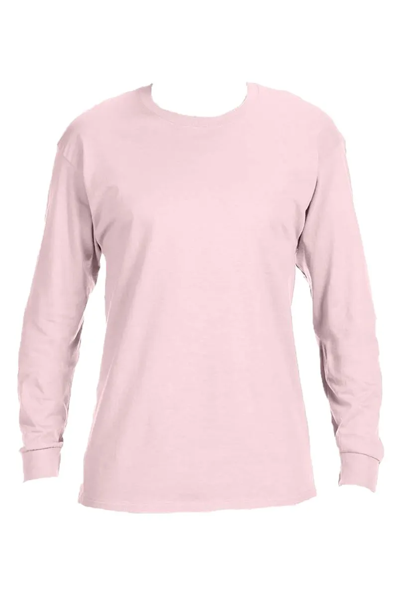 Colorful Love Chenille Patch Unisex Dri-Power Long-Sleeve 50/50 Tee