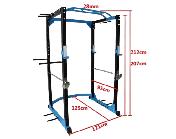 Commercial Power Cage & Olympic Plate Home Gym [Package 1]