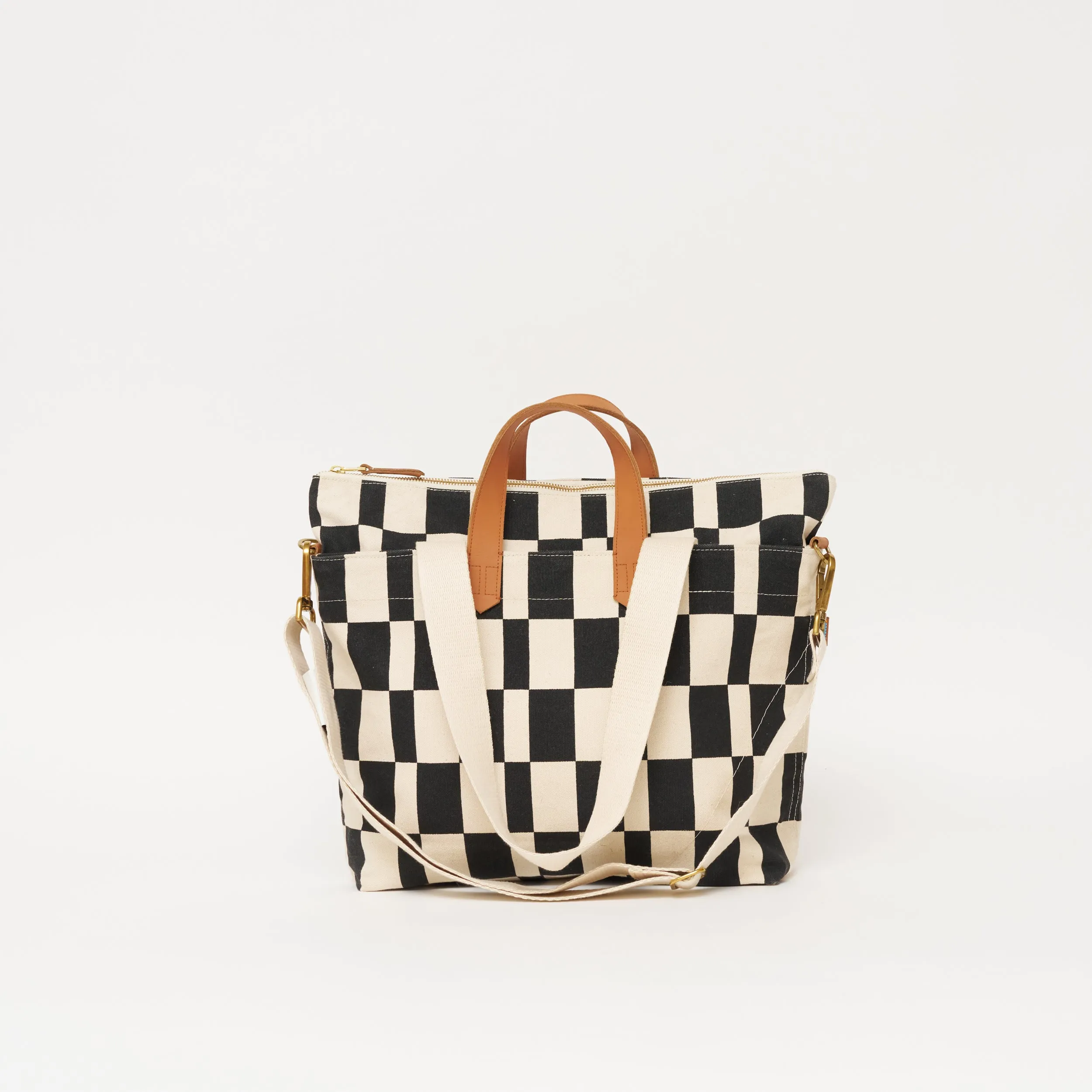 Commuter Bag - Black Checker