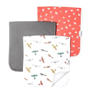 Copper Pearl Ace Premium Burp Cloth Set