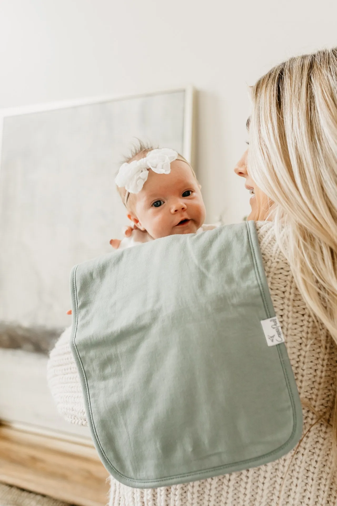 Copper Pearl Blaze Premium Burp Cloth Set
