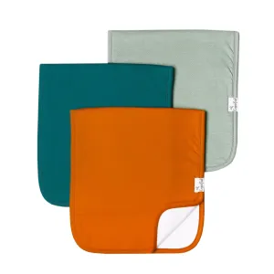 Copper Pearl Blaze Premium Burp Cloth Set