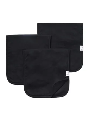 Copper Pearl Burp Cloth Set - Black