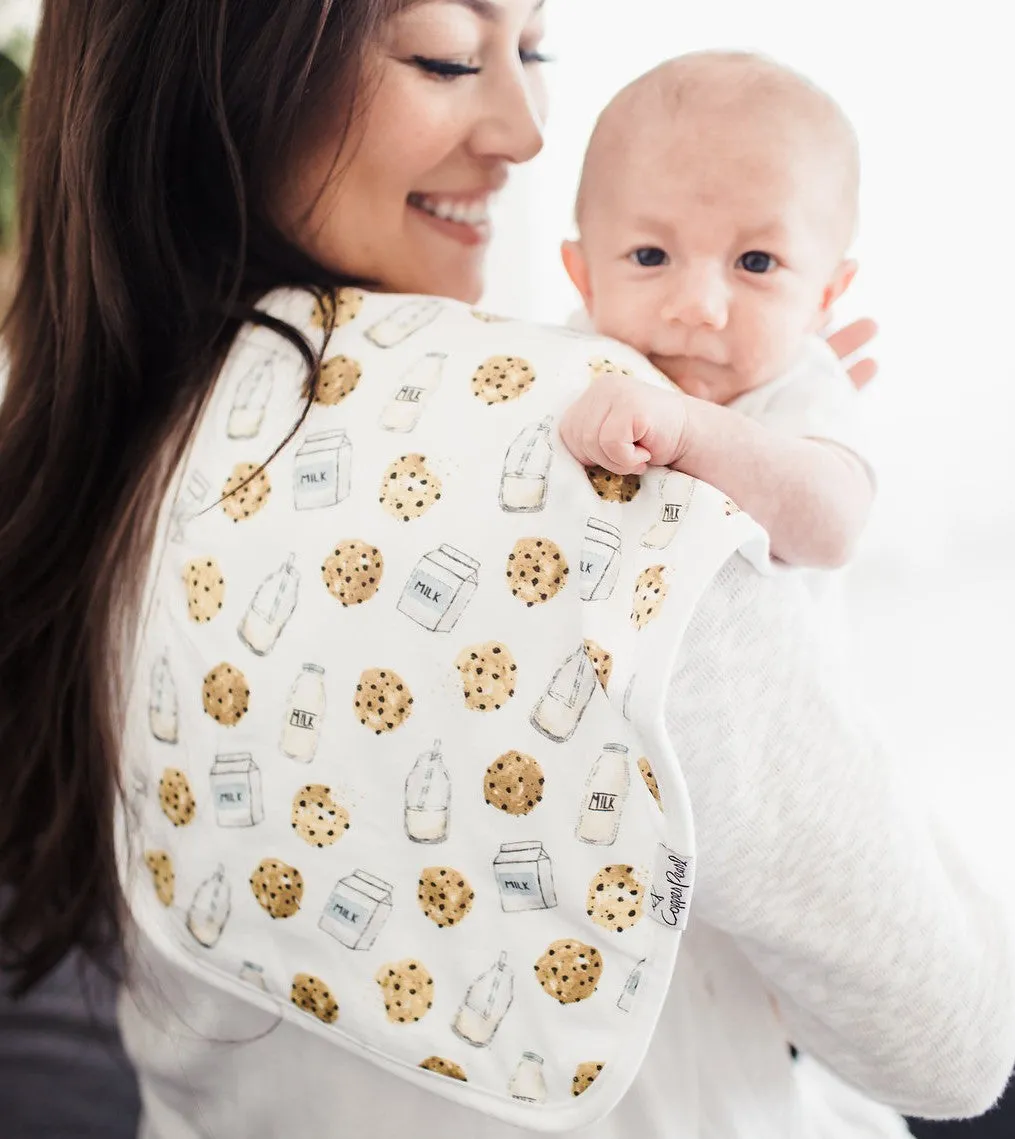Copper Pearl Chip Premium Burp Cloth Set