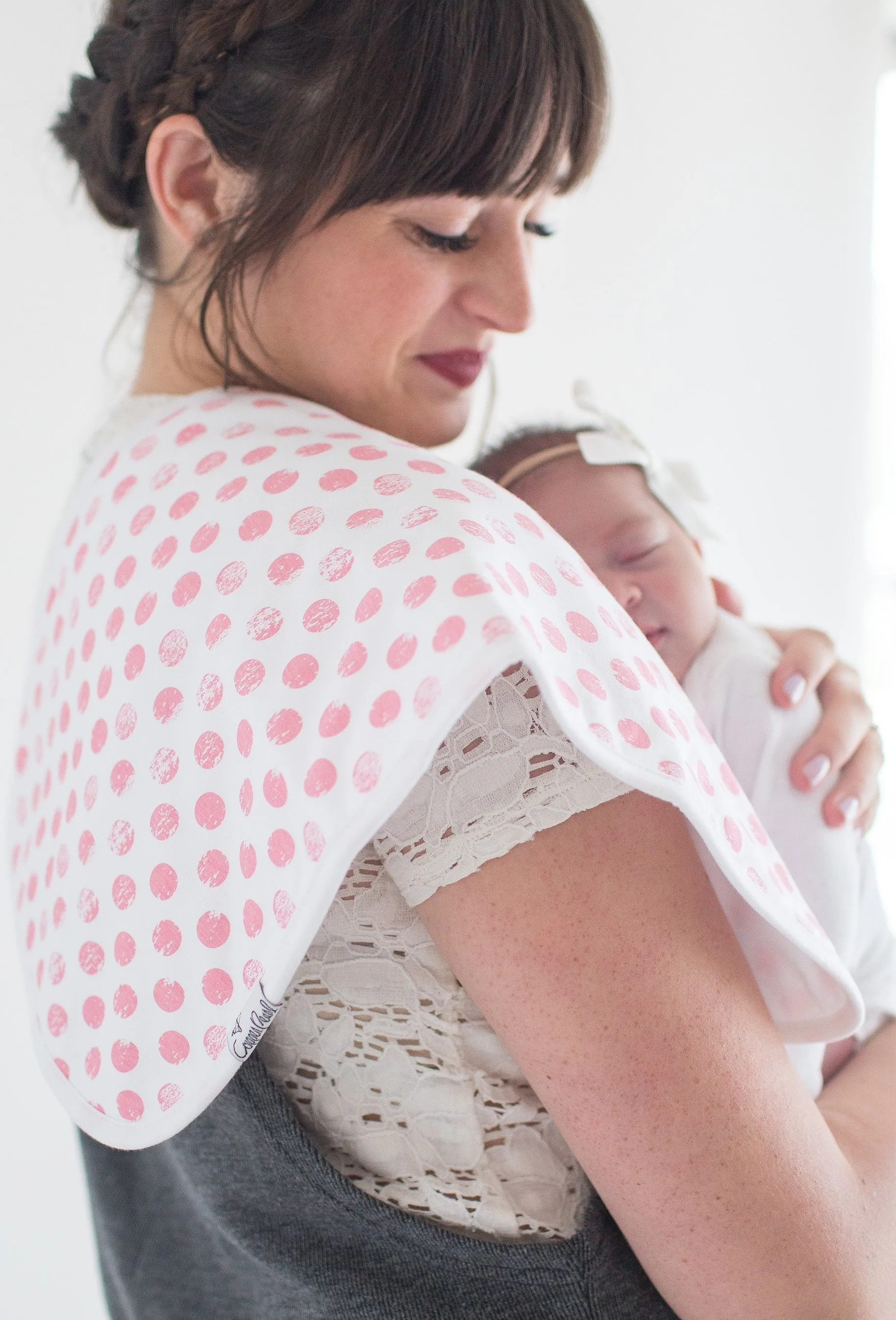 Copper Pearl Claire Premium Burp Cloth Set