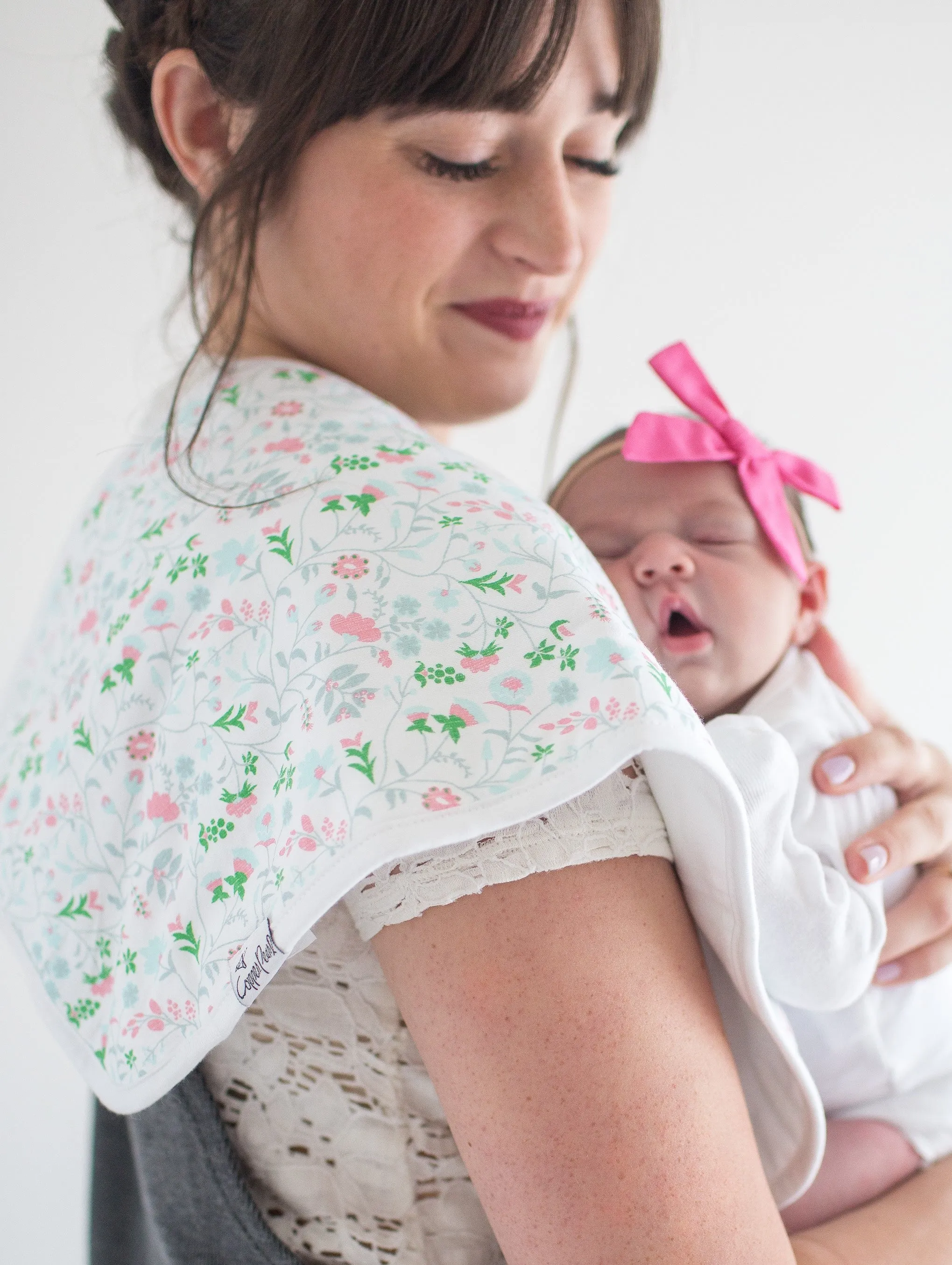 Copper Pearl Claire Premium Burp Cloth Set