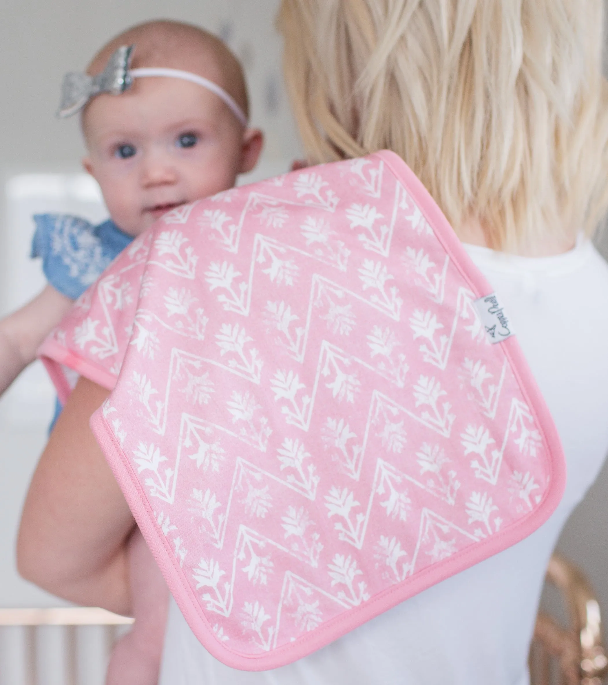 Copper Pearl Claire Premium Burp Cloth Set