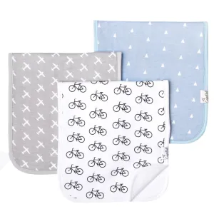Copper Pearl Cruise Premium Burp Cloth Set