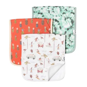 Copper Pearl Maui Premium Burp Cloth Set