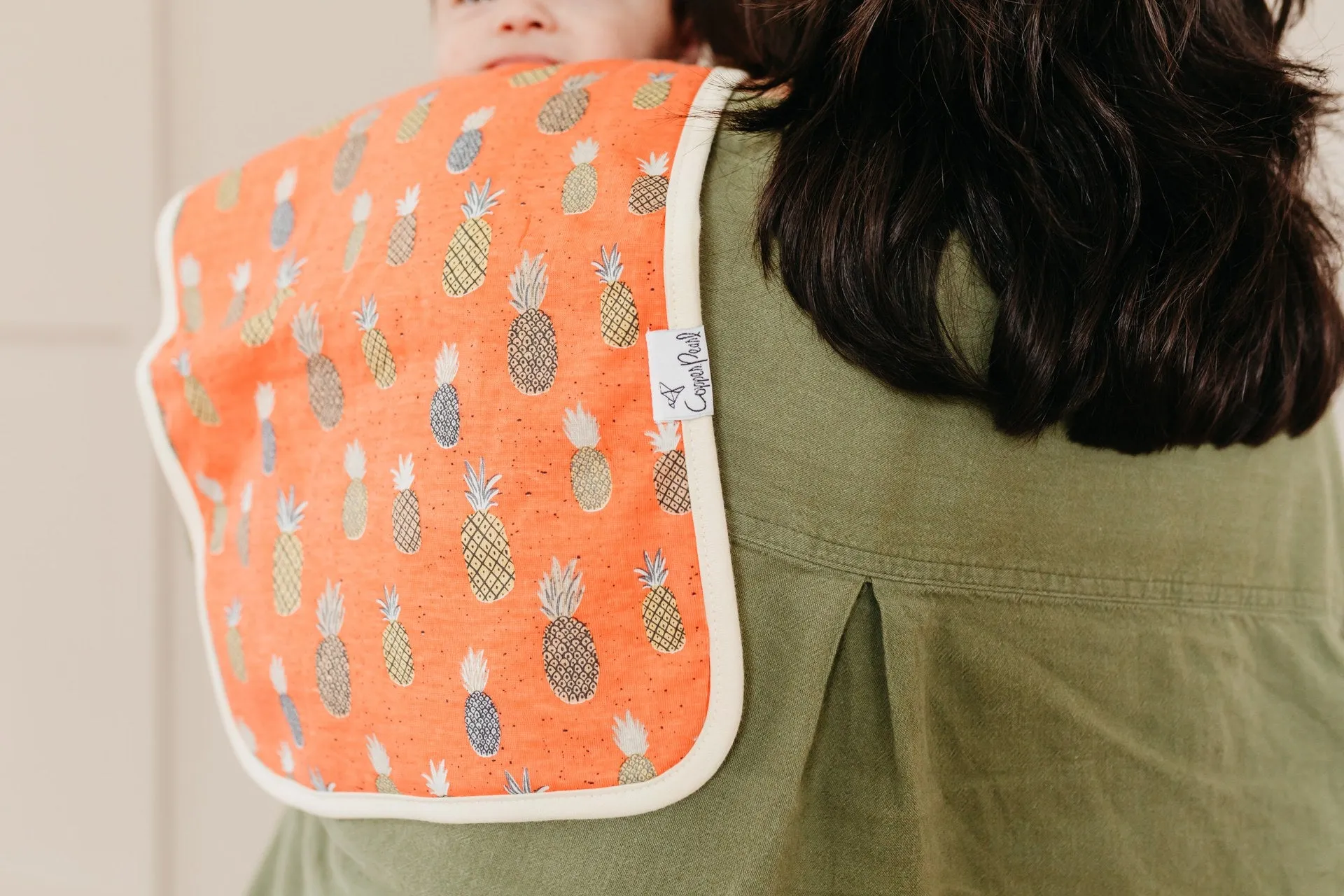Copper Pearl Maui Premium Burp Cloth Set