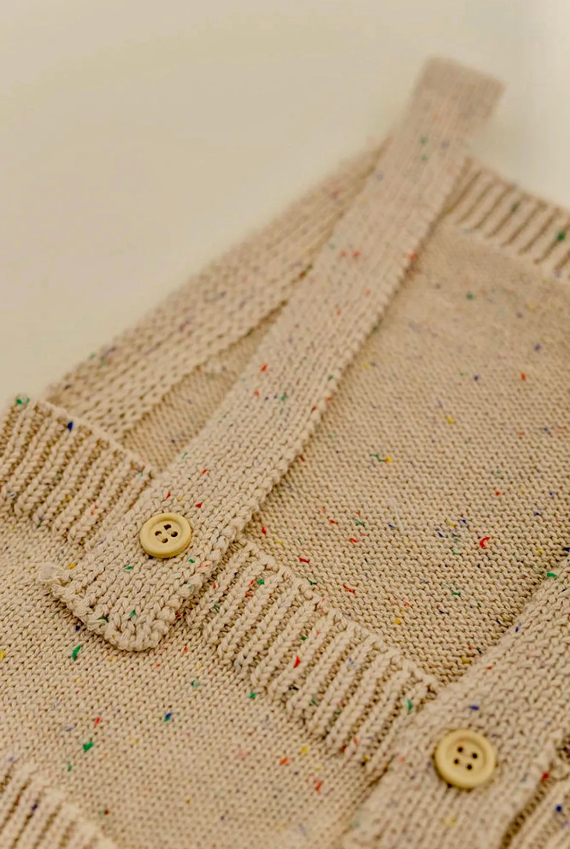 Dandillie Sprinkle Knit Top & Blommer Set in Hazelnut