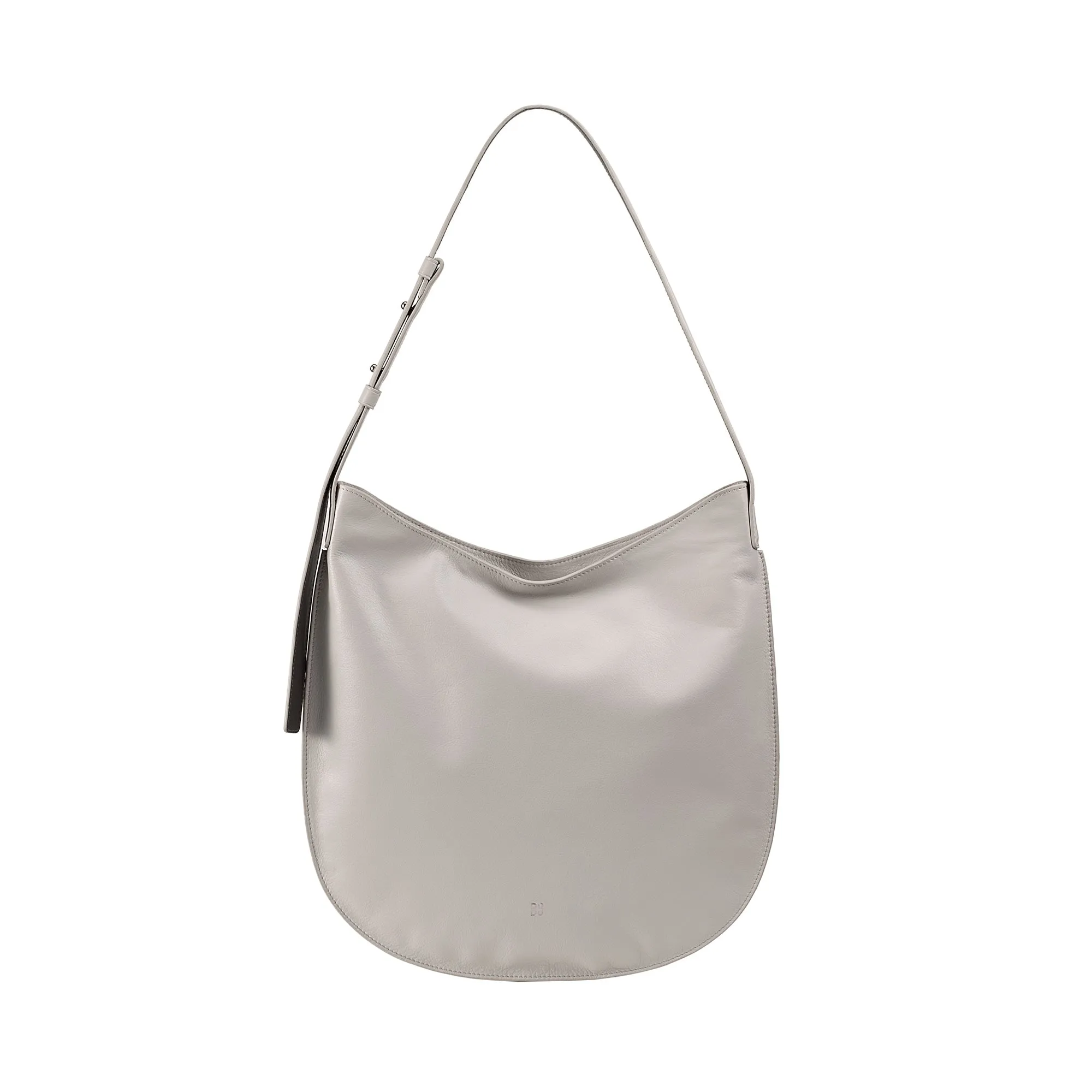 DUDU shoulder bag woman in soft leather, hobble bag with zipper, large adjustable colored large adjustable shoulder bag