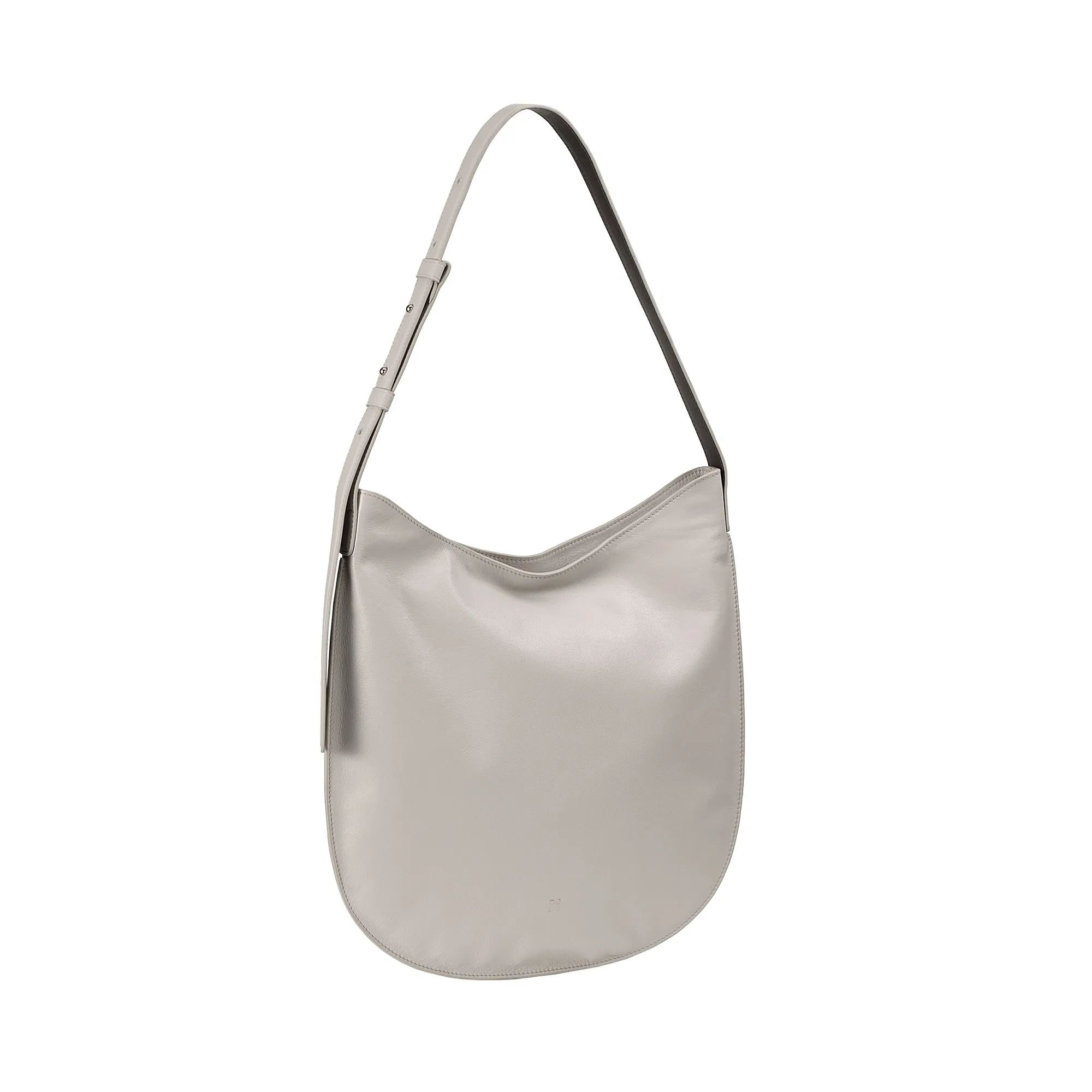 DUDU shoulder bag woman in soft leather, hobble bag with zipper, large adjustable colored large adjustable shoulder bag