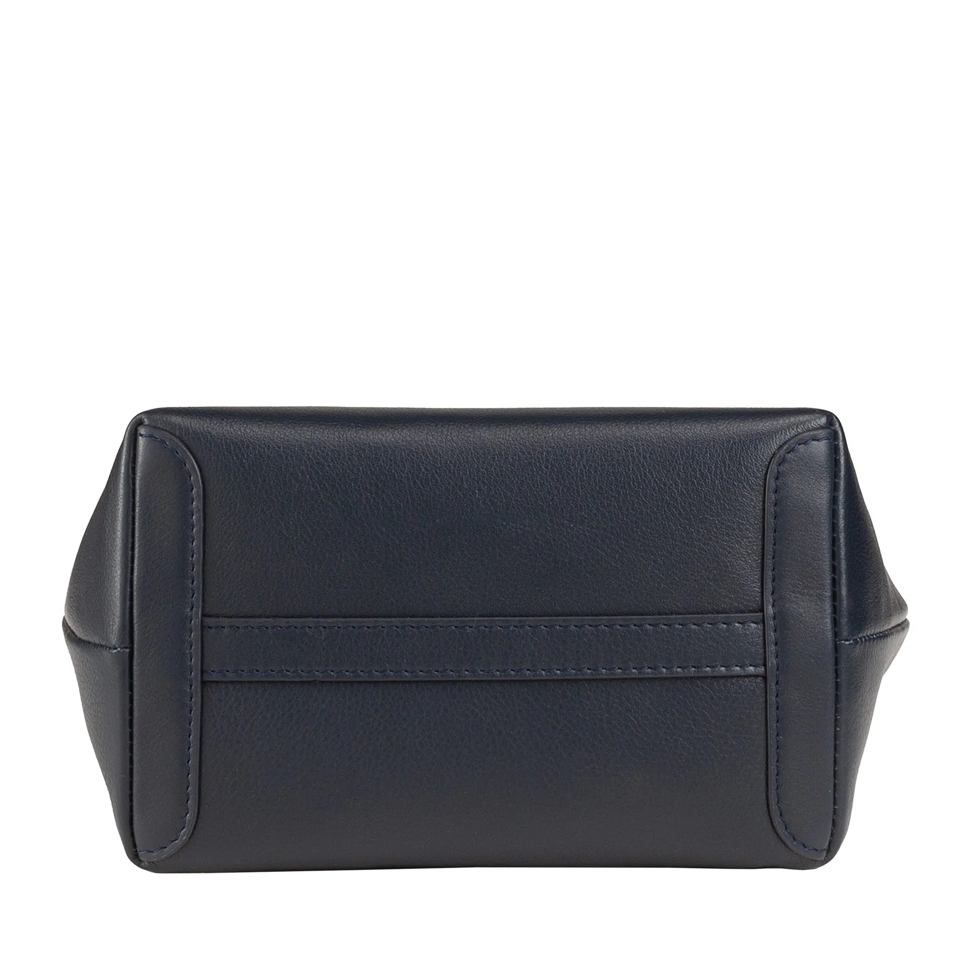 DUDU Women's Woman Boxing Bag in real leather, Elegant Sera Mini Bag bag, 22 x 13 cm, double handles, chain shoulder strap, zip closure