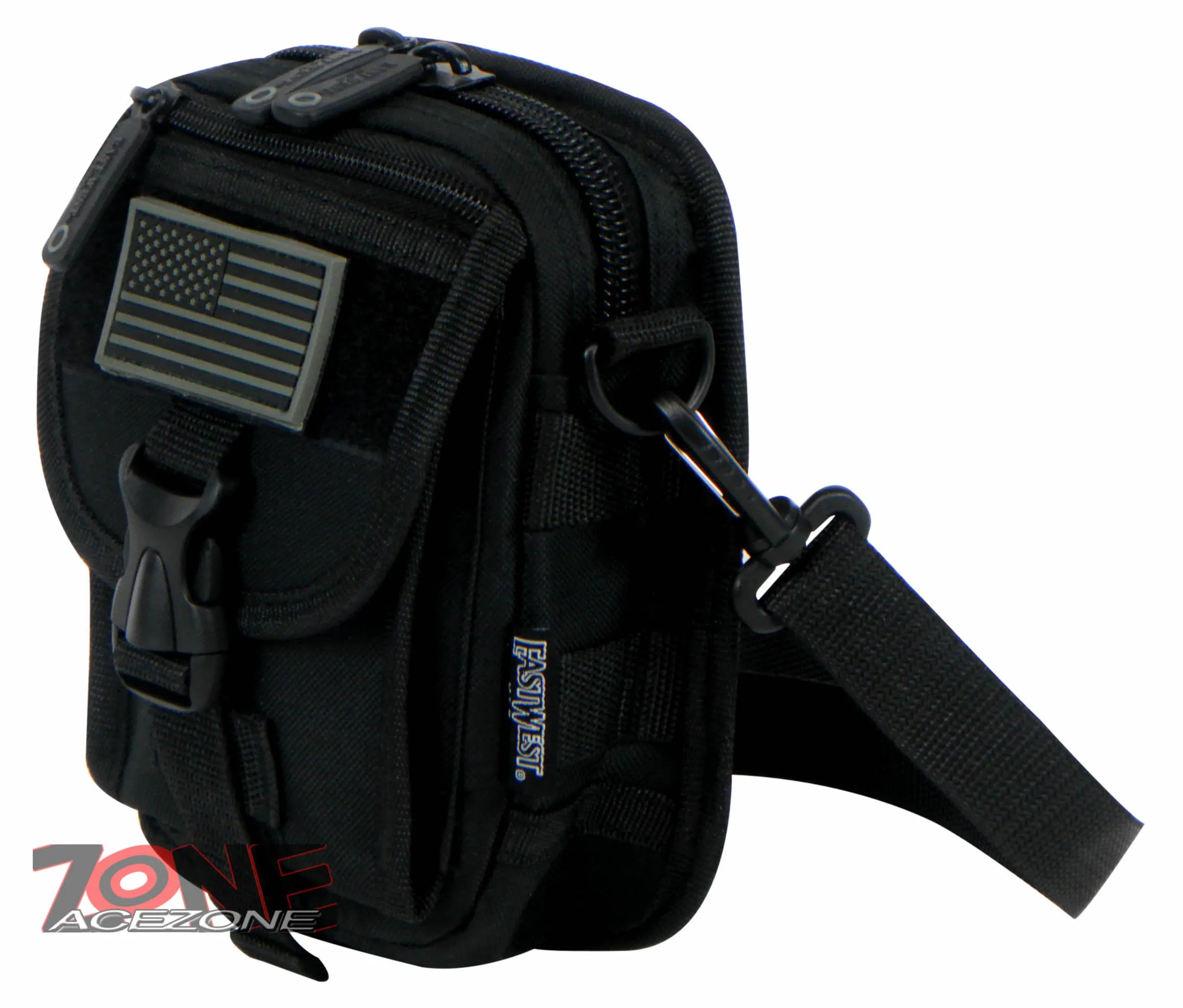 East West USA Tactical Pouch Waist Belt Utility shoulder Bag RT520 BLACK
