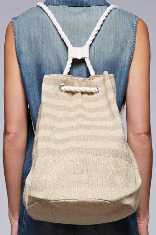 Elisa Nautical Sack Backpack
