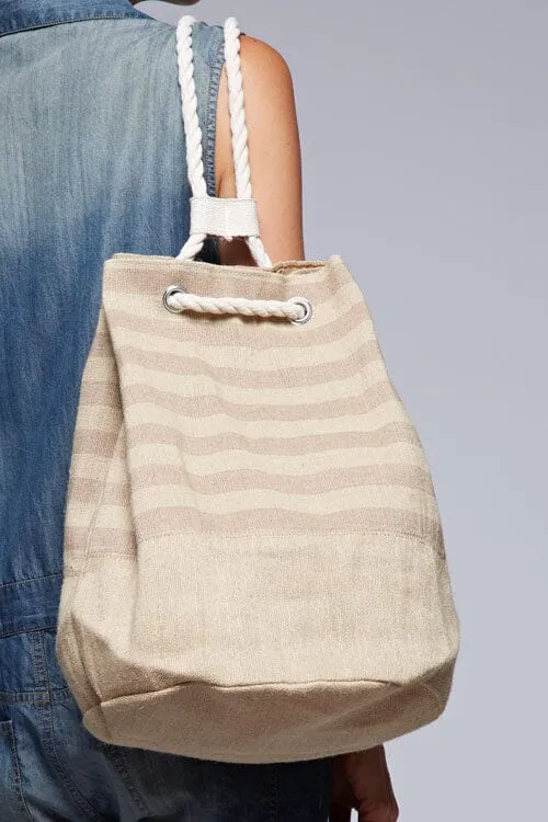 Elisa Nautical Sack Backpack