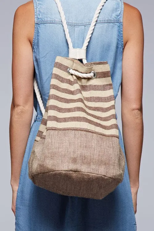 Elisa Nautical Sack Backpack