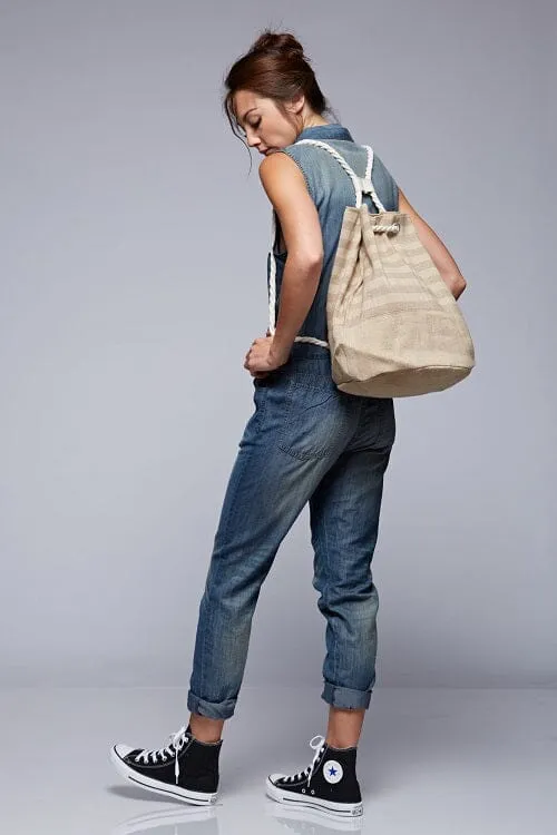 Elisa Nautical Sack Backpack