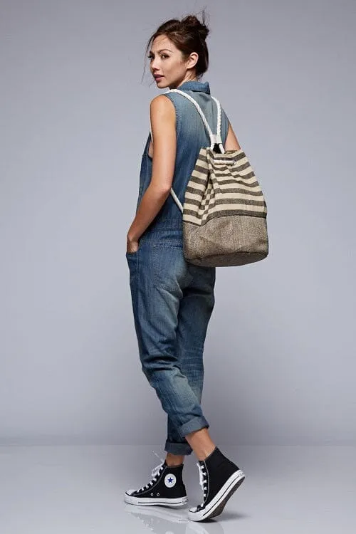 Elisa Nautical Sack Backpack