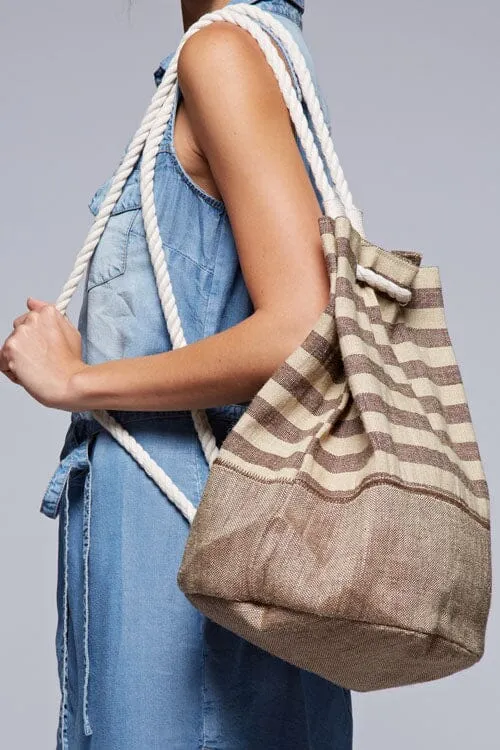 Elisa Nautical Sack Backpack