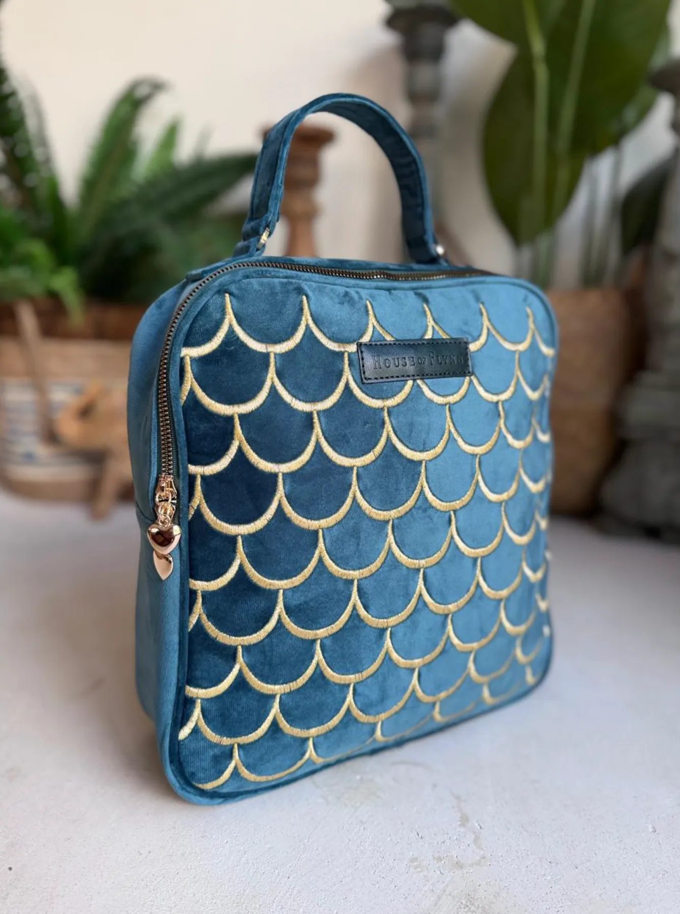 Encanto Backpack - Teal Mermaid Scale