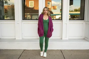 essential unitard in green