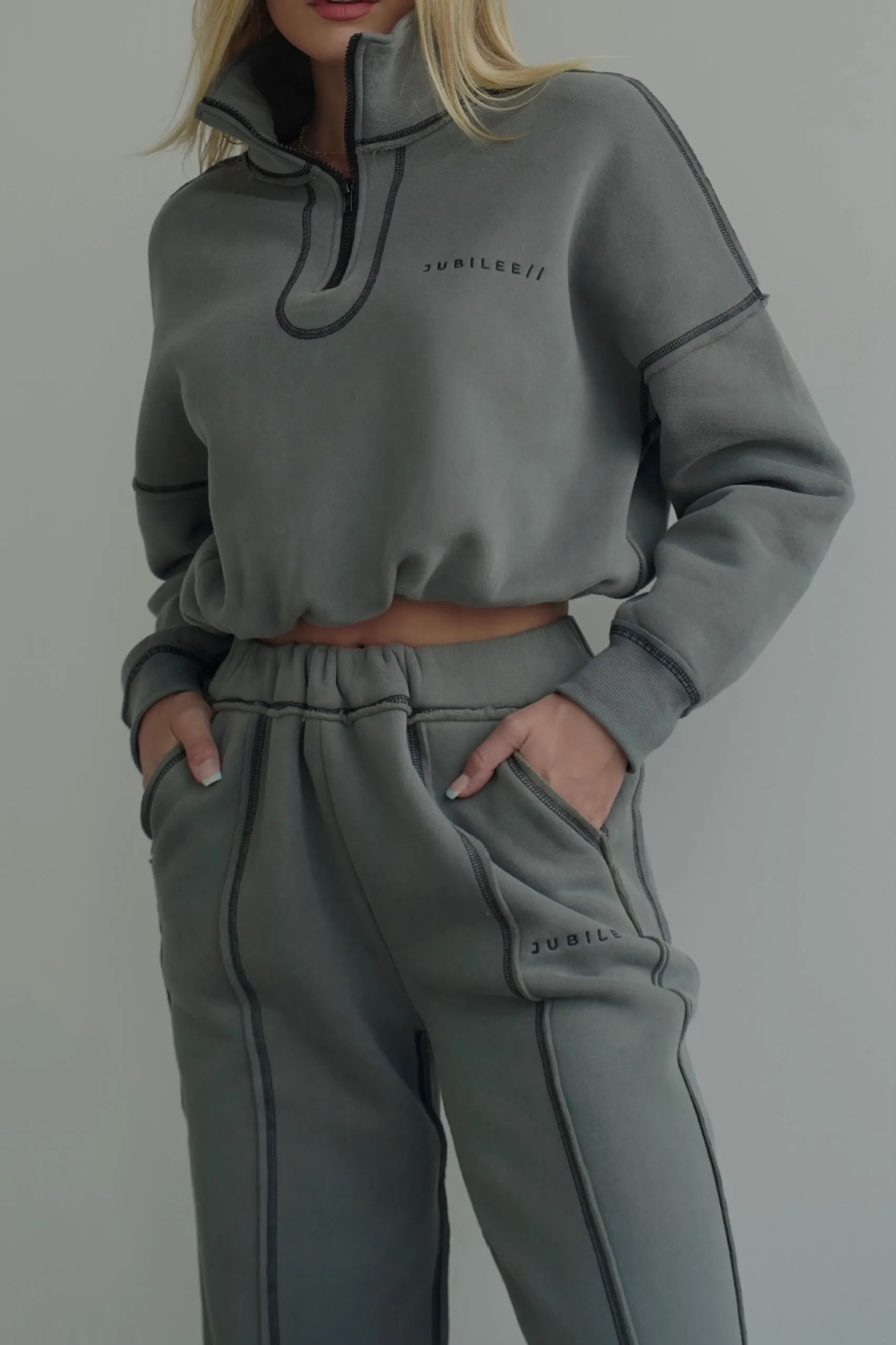 Fleece Inverted Stitching Pant