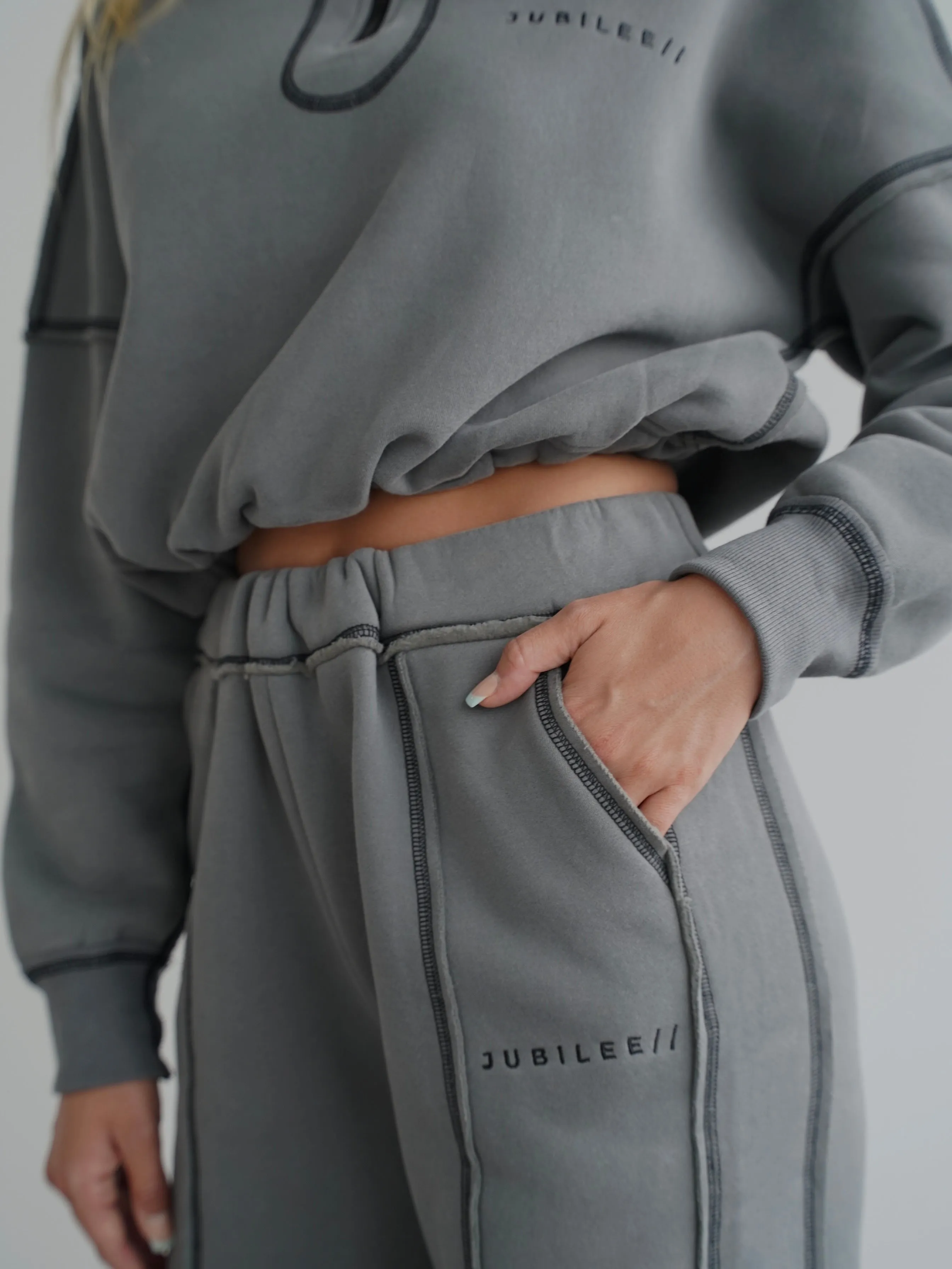 Fleece Inverted Stitching Pant