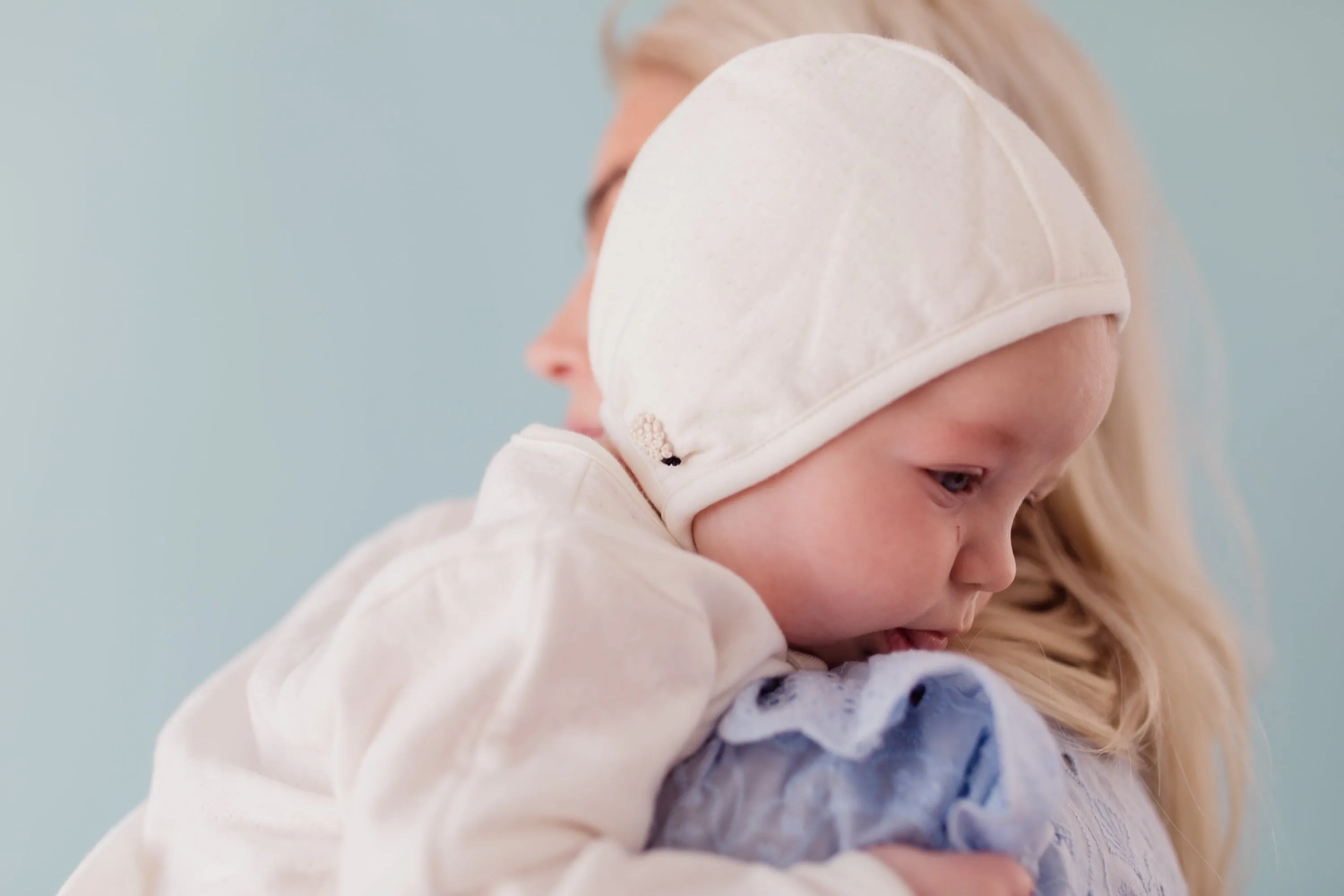 Fluffy Sheep Baby Gown, Ivory