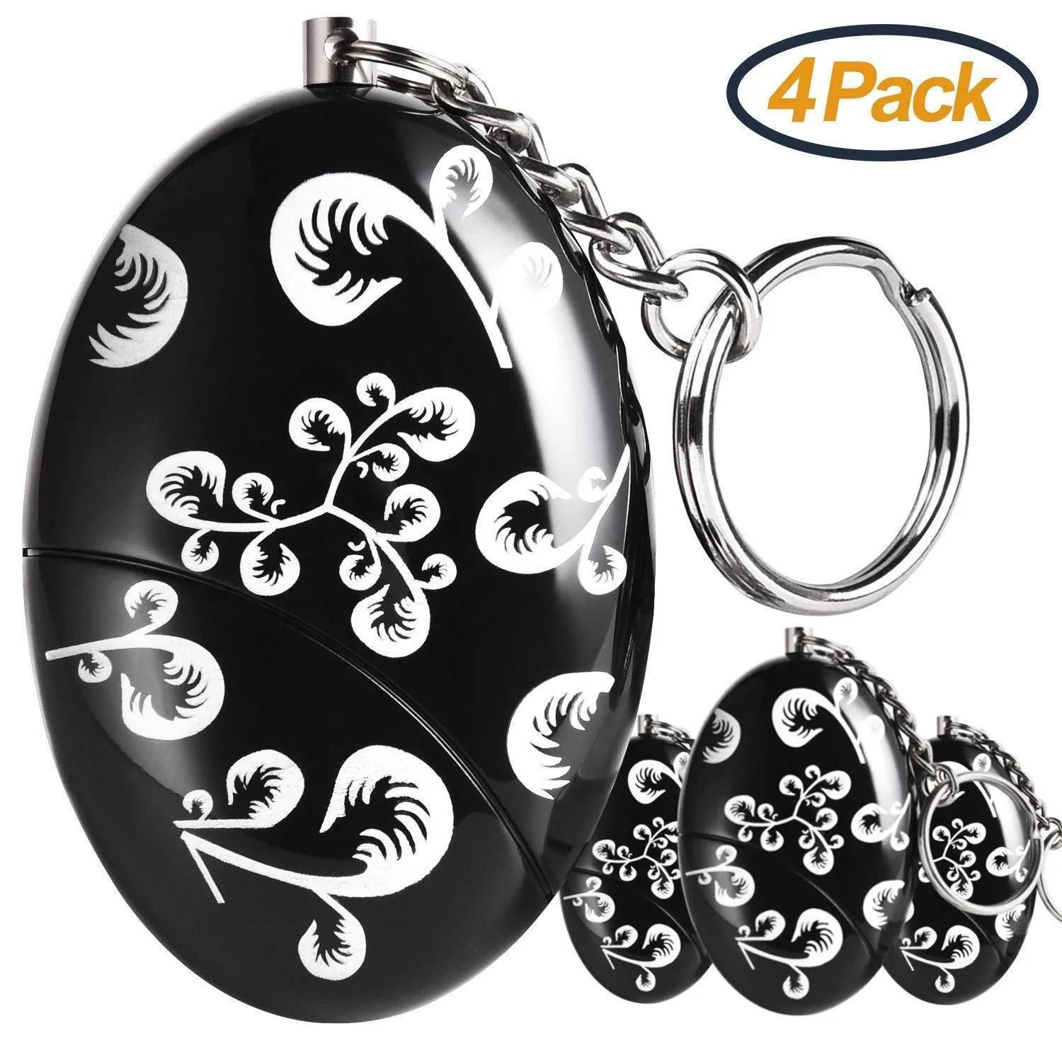 Foaber Personal Alarm Keychain, Personal Alarms for Women, Purse Self Defense Keychain Safe Sound 120-130 dB Alarm Device for Women Elderly Kids Night Workers