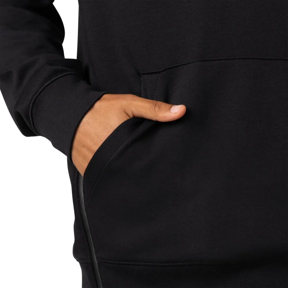 FOX BALANCE PULLOVER FLEECE HOODY [BLACK]