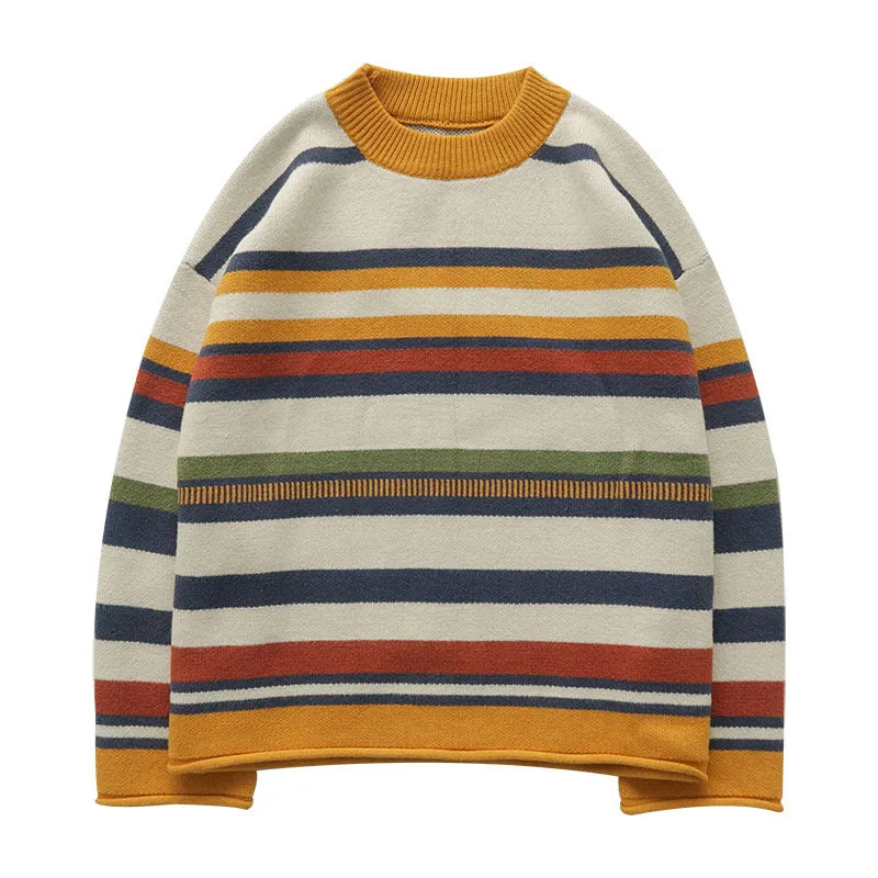 [@f.oxbaby] “COLORFUL STRIPE” SWEATER W010611REVIEW