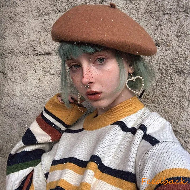 [@f.oxbaby] “COLORFUL STRIPE” SWEATER W010611REVIEW