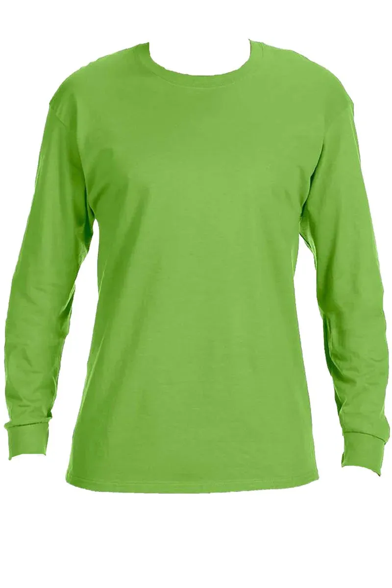 Giddy Up Colorful Chenille Patch Unisex Dri-Power Long-Sleeve 50/50 Tee