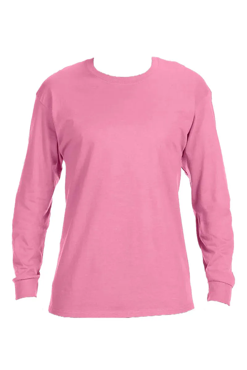 Giddy Up Colorful Chenille Patch Unisex Dri-Power Long-Sleeve 50/50 Tee