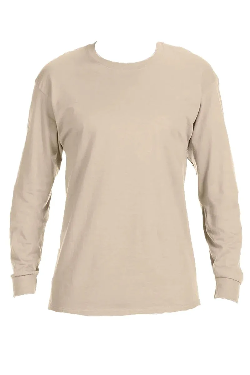 Giddy Up Colorful Chenille Patch Unisex Dri-Power Long-Sleeve 50/50 Tee
