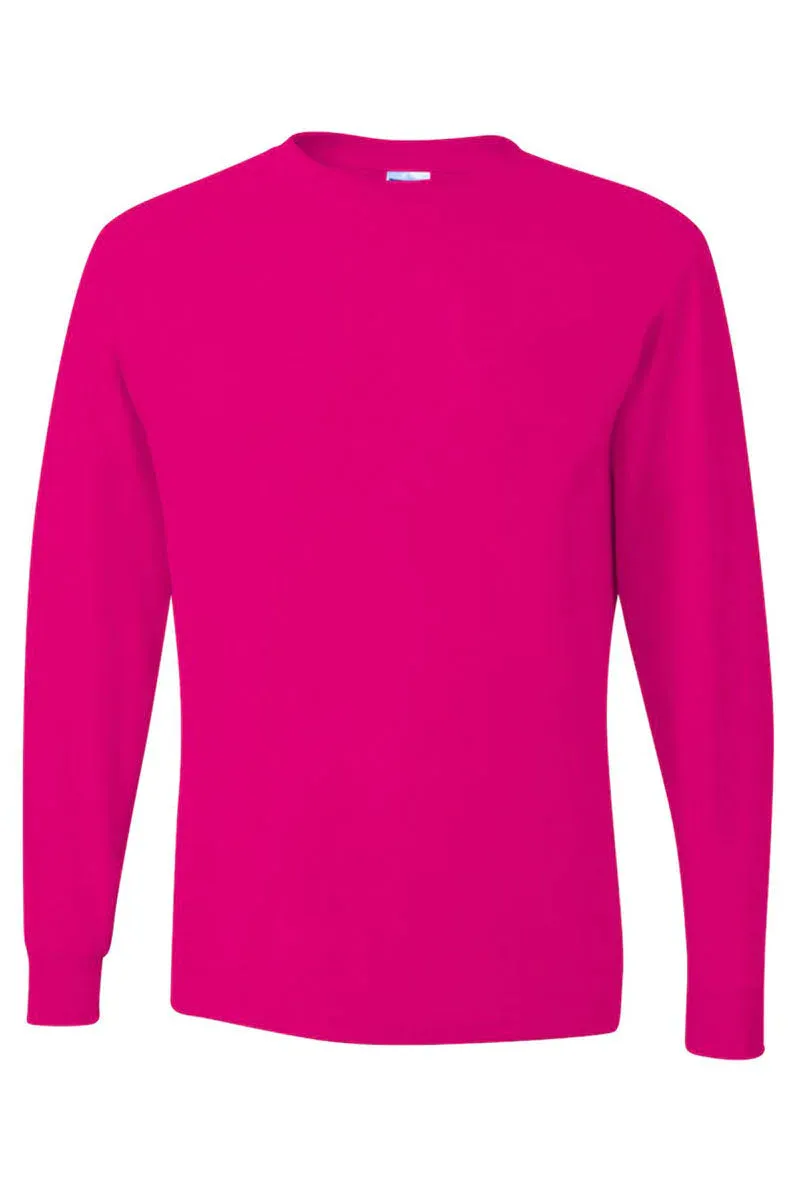 Giddy Up Colorful Chenille Patch Unisex Dri-Power Long-Sleeve 50/50 Tee