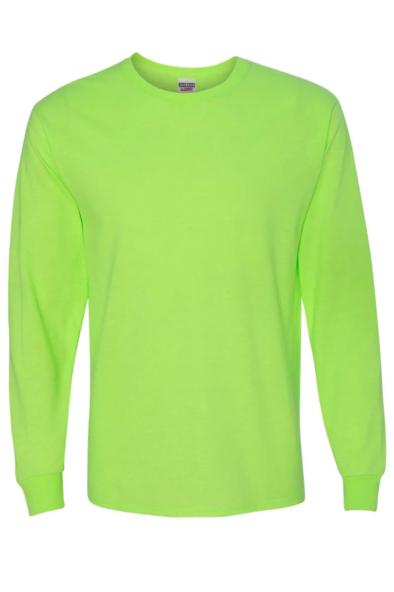 Giddy Up Colorful Chenille Patch Unisex Dri-Power Long-Sleeve 50/50 Tee