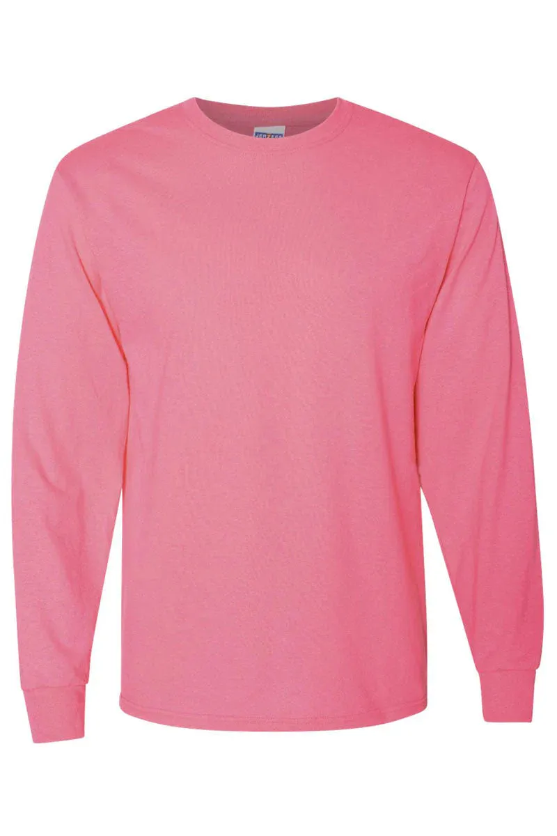 Giddy Up Colorful Chenille Patch Unisex Dri-Power Long-Sleeve 50/50 Tee