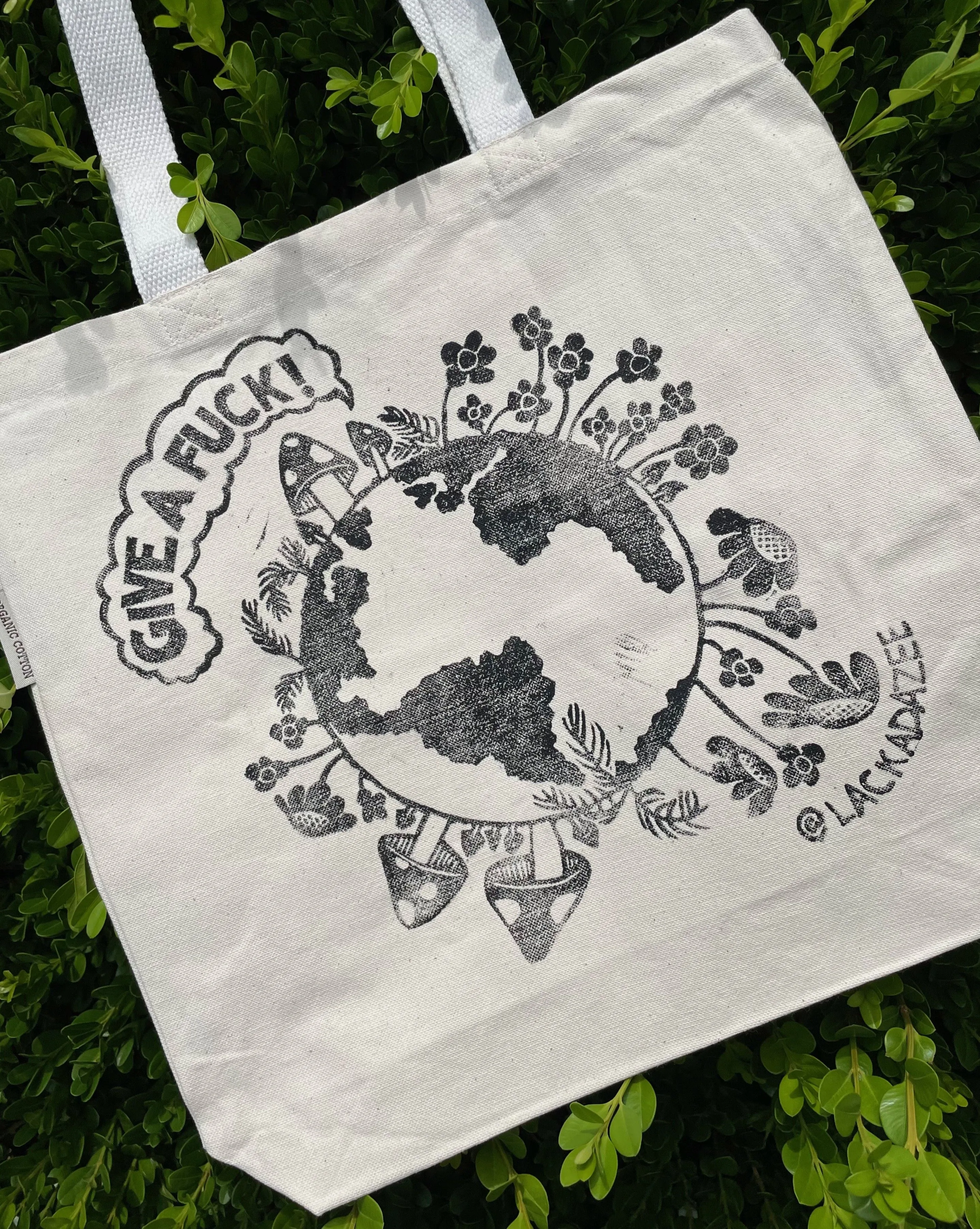 Give a Fuck Tote | Organic Cotton Canvas