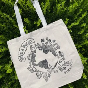 Give a Fuck Tote | Organic Cotton Canvas