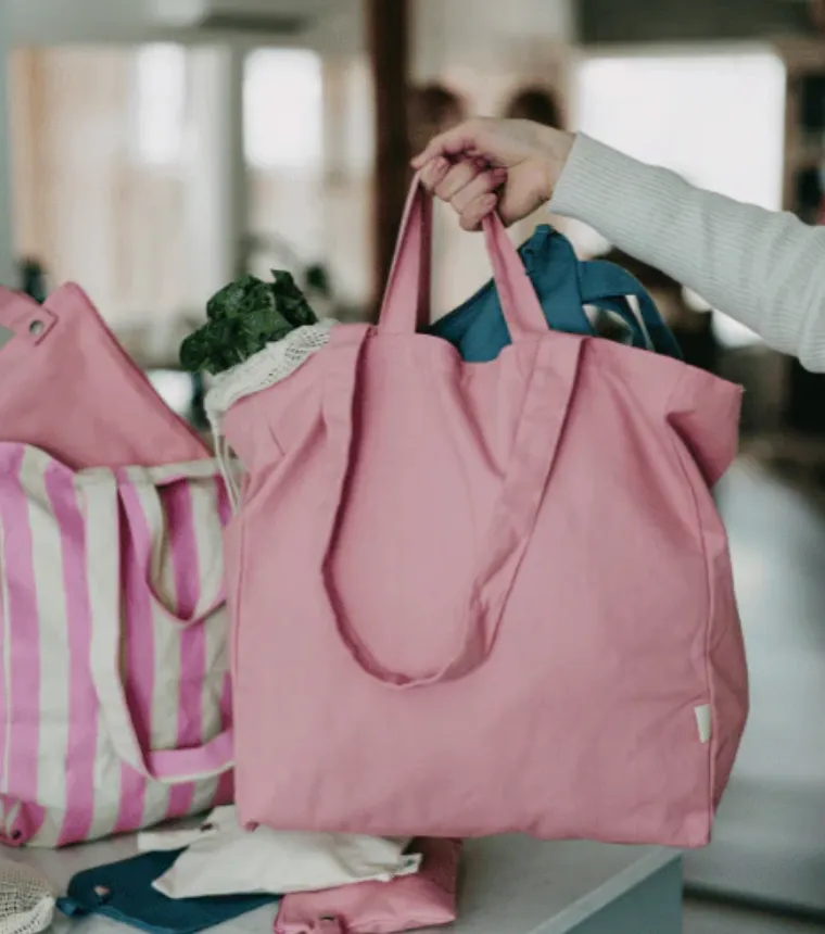 Goods Tote Bag - Pink