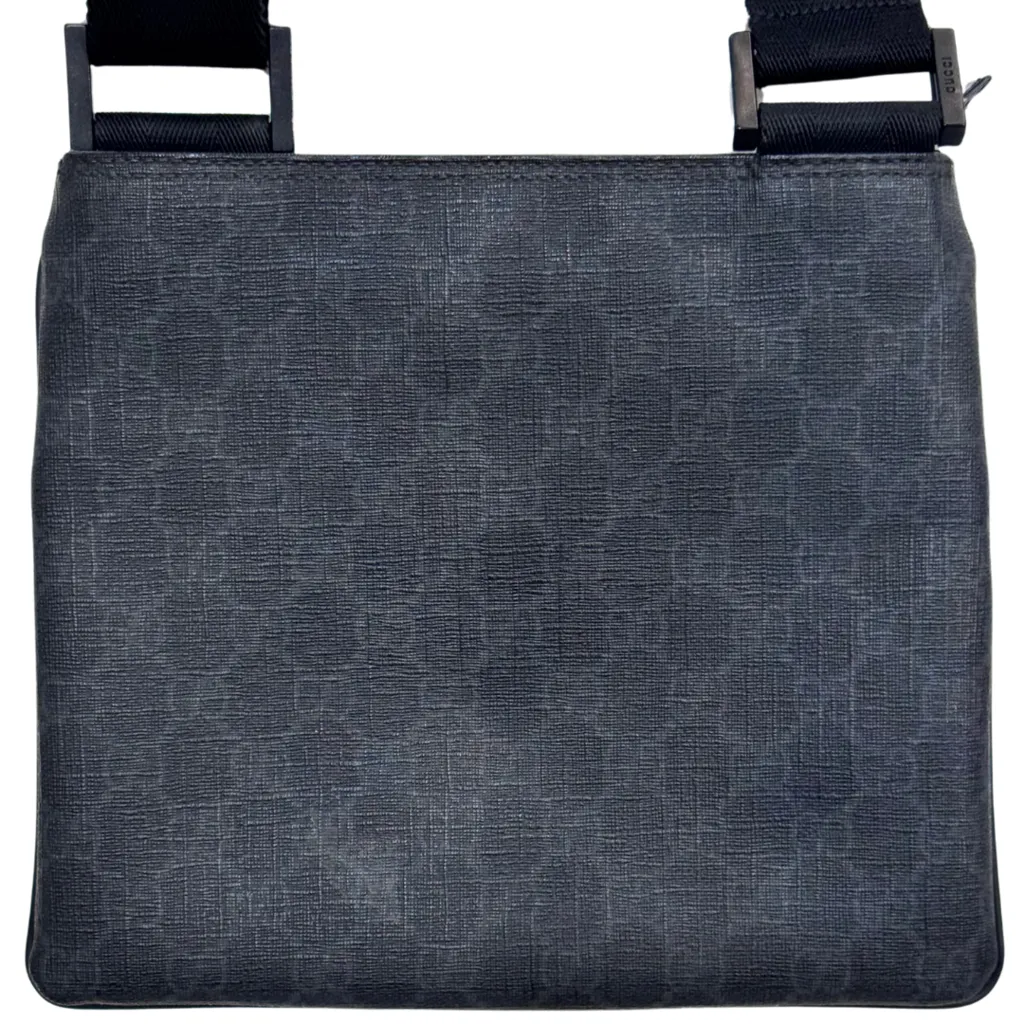 Gucci GG Plus Flat Messenger Grey