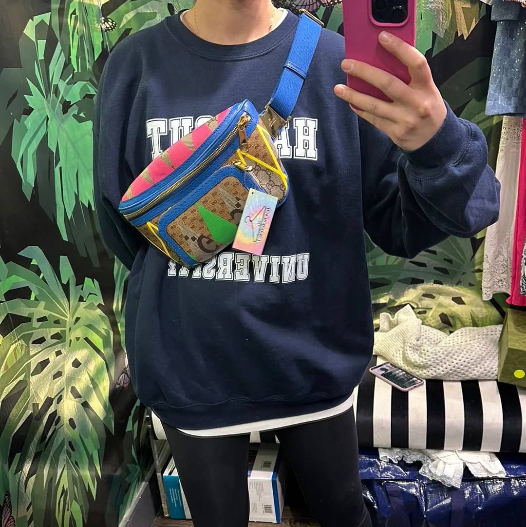 Gucci Rhombus Large Printed Colorful Belt Bag