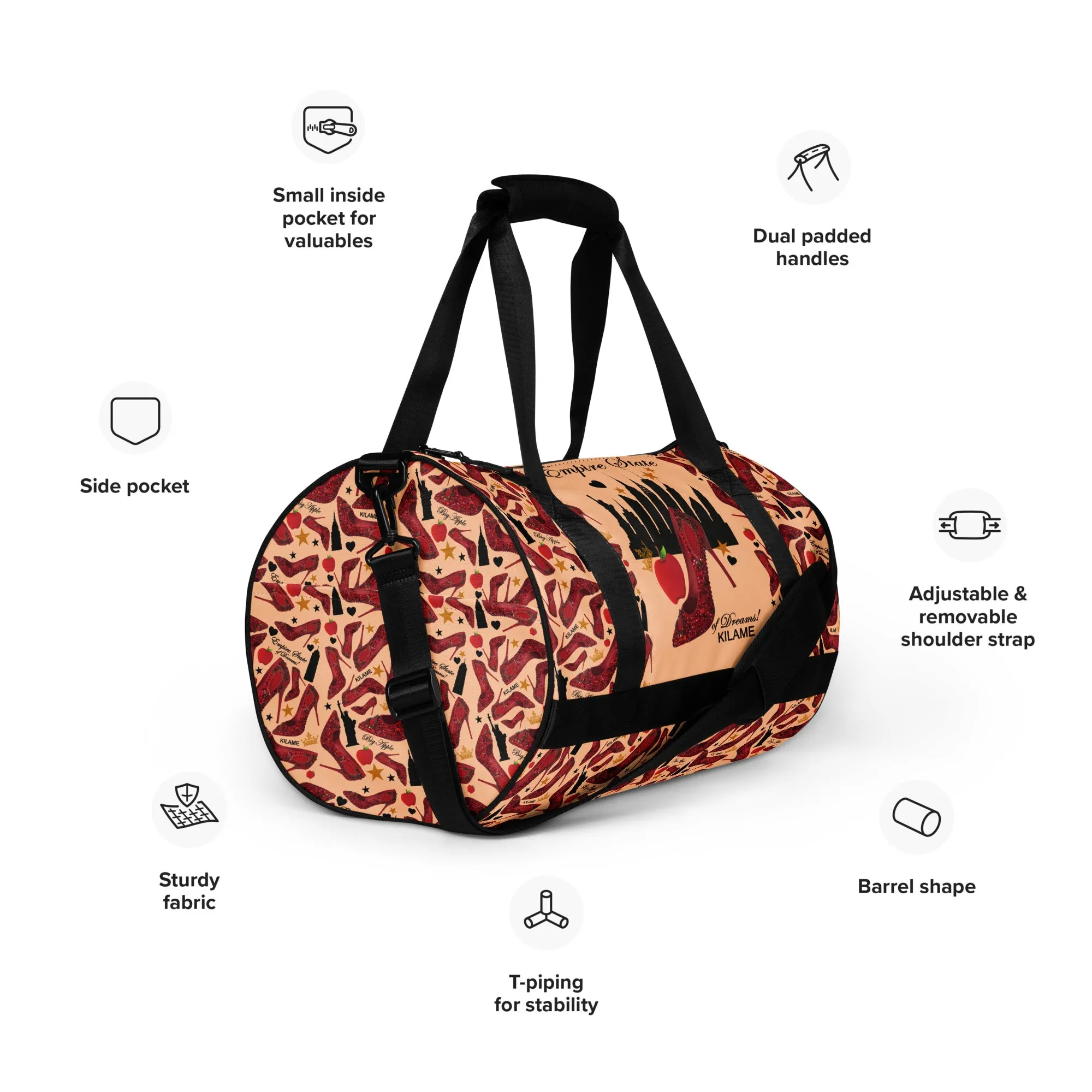 Gym bag 'Empire State of dreams'