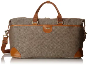 Hartmann Herringbone Luxe Softside Weekend Duffel, Terracotta