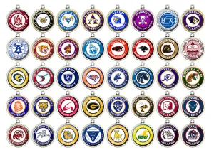 HBCU School Cabochon Charms