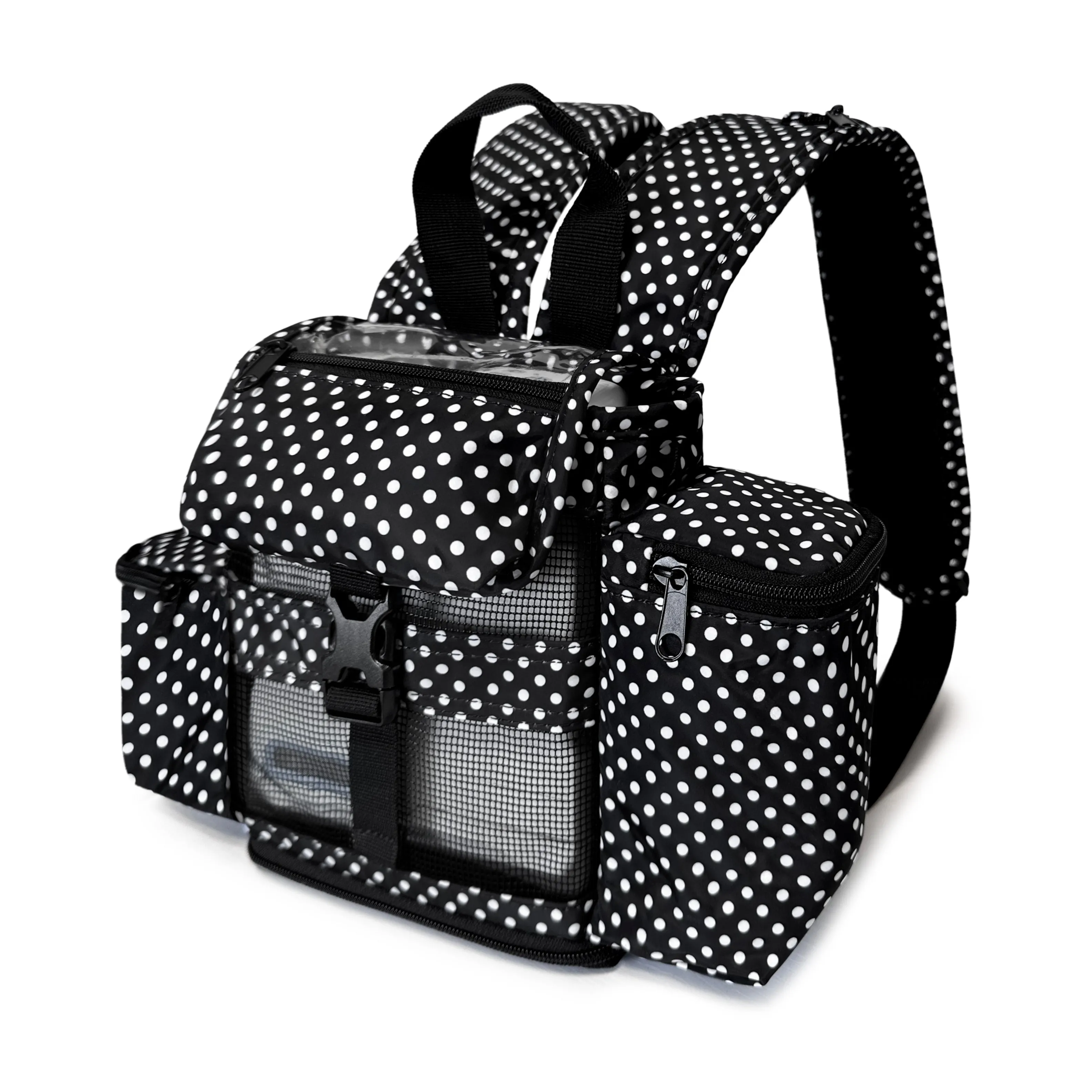 Inogen Rove 4 Lightweight Backpack w/Pockets - Polka Dot (o2totes)