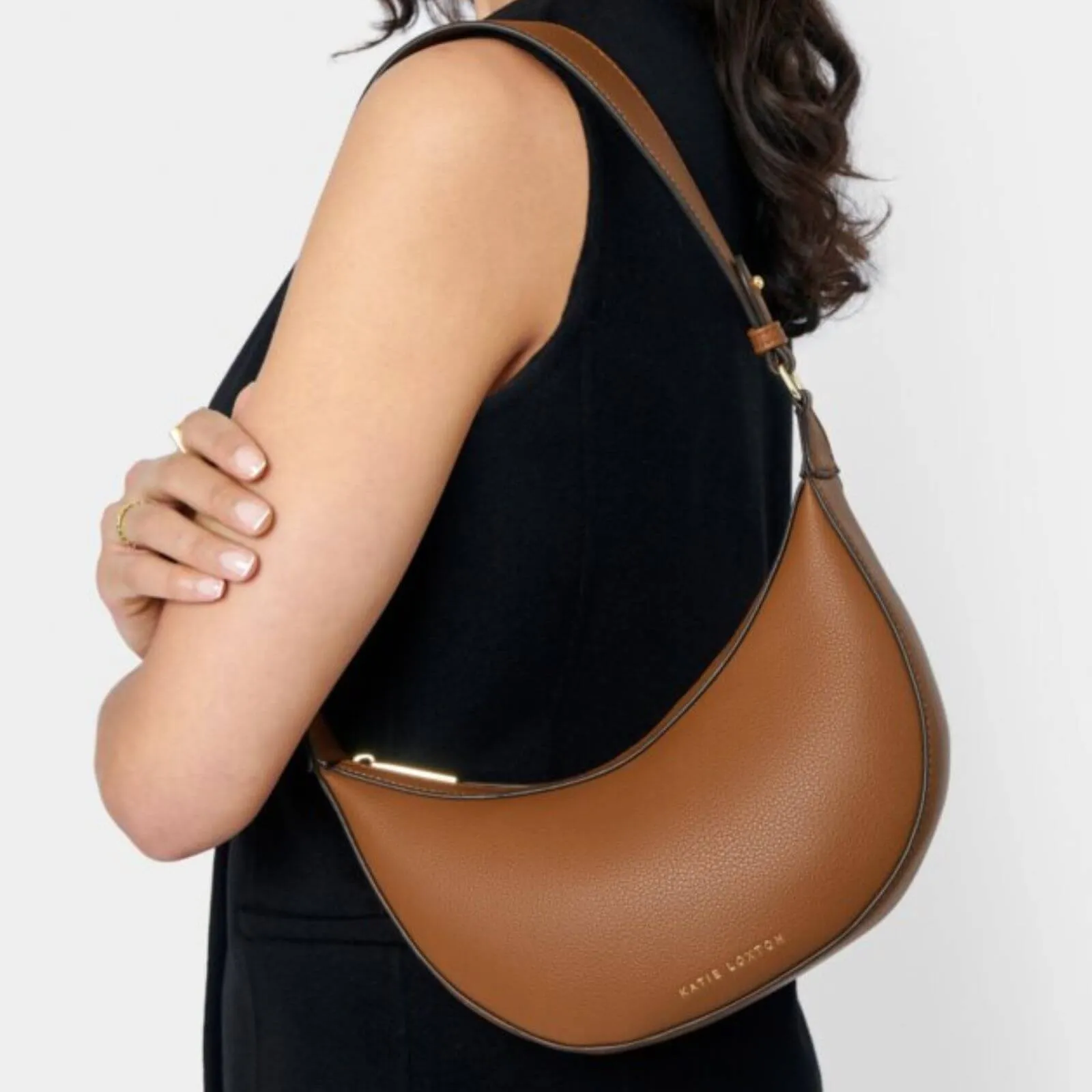 Katie Loxton Marni Small Shoulder Bag - Cognac